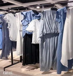 义乌篁园服装市场西纳维思 精品女装批发库存服装尾货走份